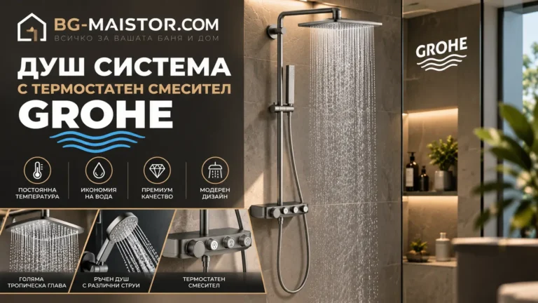 Душ система с термостатен смесител GROHE, BG-MAISTOR.COM